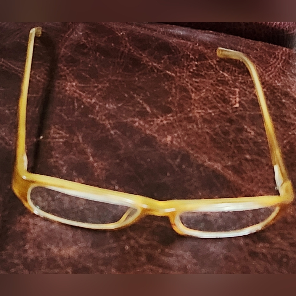 Anne Klein Yellow Glasses